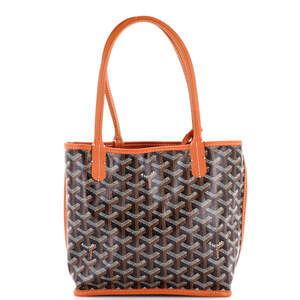 Goyard Mini Anjou Reversible Tote Coated Canvas